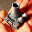 Power-plant-5.JPG 3D file Nuclear power plant - Building - For board games like Monsterpocalypse・3D printable design to download