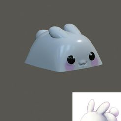 chibi-1.jpeg Porte-clés Artisan Chibi Cute Bunny Prêt à être imprimé