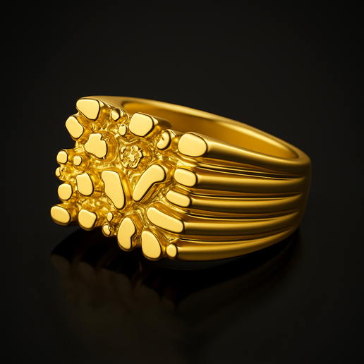 Nugget Signet Ring