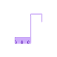 Shower Rack.stl Душевая стойка с крючками - без опор, легкая печать.