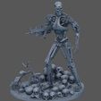 S-44.jpg Terminator T-800 Endoskeleton Salvation Diorama T2 Improved Version