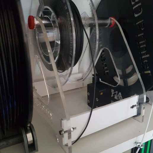 Anycubic i3 Mega original filament holder bridge - 3D model önizlemesi