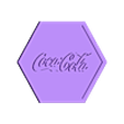 coca hextile.stl Hex Tile Coca Cola