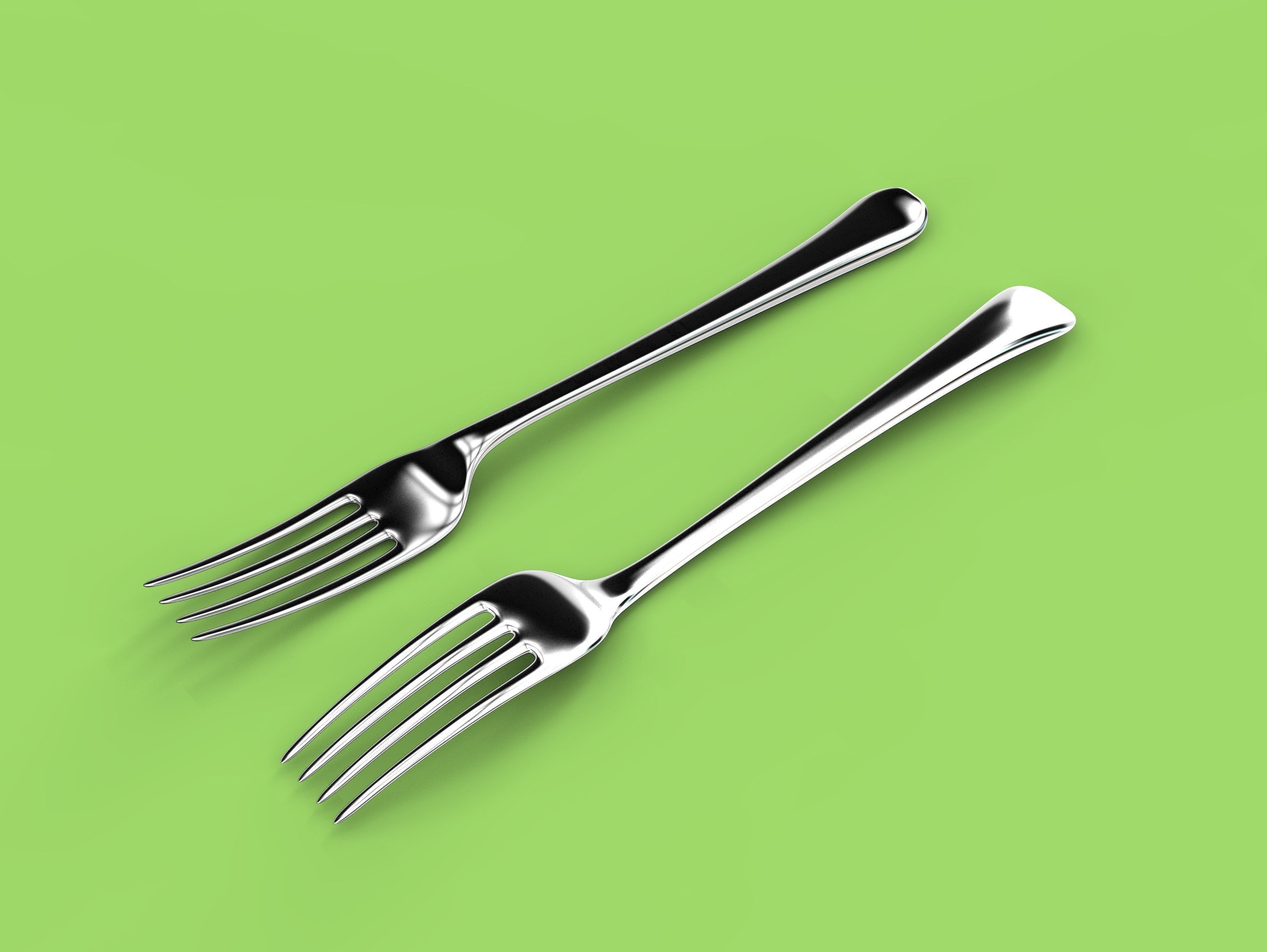 STL file Metal fork・3D printable model to download・Cults