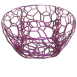 VoronoiBowl10b.png Set of 12 Voronoi Style Bowls