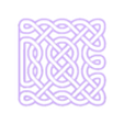 output - 2022-05-08T224426.237.stl Decorative mural, wall decoration, panno, celtic knot