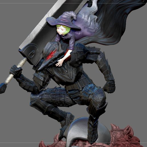 19.jpg BERSERK GUTS  schierke SCIERKE FANTASY ANIME SWORD CHARACTER