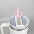 IMG_2091.jpg Heart Straw Toppers (set of 4), Heart Shaped Straw Charms, Tumbler Accessories