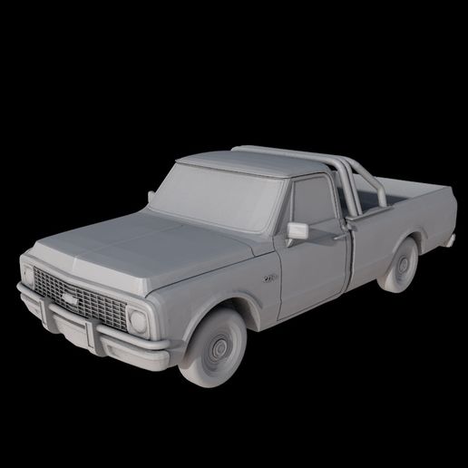 Chevrolet c10 1972 3D model