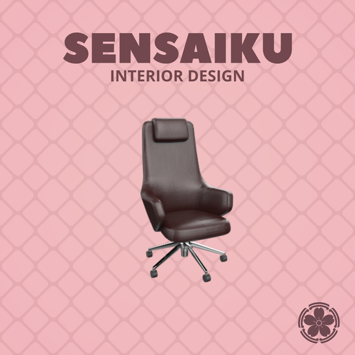 Miniature Replica 1:12 Antonio Citterio 02. Grand Conference Chair for Miniature Dollhouse - 3D Print Instant Download - Miniature Furniture Designer Series