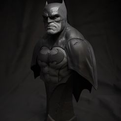 H.jpg 3D file Batman Bust - 3D Printable Model・3D printable design to download