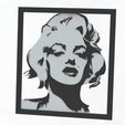 83789_7919885c989a569f54f51661b11b4a2a.jpg DECORATIVE PAINTING OF CHARACTERS. MARILYN MONROE (Singer)