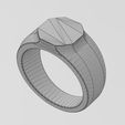 wf1.jpg STL file Octagonal signet ring US sizes 5to9 3D print model・Template to download and 3D print, RachidSW