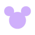Cover Mickey.stl MICKEY HEAD - LED LAMP