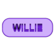 Willie.stl Willie-Name tag