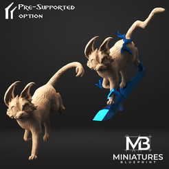 ¢ PRe-SUPPORTED rf OPTION 3D-Datei Skipper - Lightning - Normal Cat!・3D-druckbare Vorlage zum herunterladen