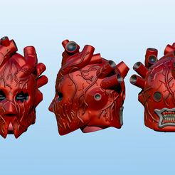 redes.jpg Файл STL Косплей маски Шин (Dorohedoro)・3D-печатная модель для загрузки