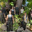 348357883_1009525570183521_922382442779899798_n.jpg PREDATOR CUSTOM ACTION FIGURE SET. DUTCH, BLAINE, MAC, HAWKINS, BILLY, DILLON, PONCHO, ANNA. KENNER, HASBRO, SUPER 7, 3.75", 1/18