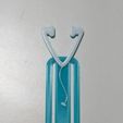 Esteto-JPG.jpg STL file Bookmarker Nursing Nursing Medicine Stethoscope・3D print design to download