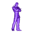 ryu.stl Ryu barbudo (Street Fighter V) STL para impressão 3D com base