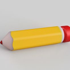pencil complete.jpg STL file Pencil case improved・3D printing idea to download, imakina