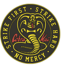COBRA-KAI-PLACA.png Fichier STL Placa Cobra kai・Plan pour imprimante 3D à télécharger