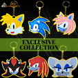 SONIC-AMY-ROSE-TAILS-ROUGE-SHADOW-KNUCKLES.png Exclusive SHADOW Keyring