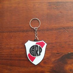 WhatsApp-Image-2022-05-21-at-1.43.03-PM.jpeg Download STL file river plate keychain new shield 2022 • 3D printer model, luchoporcel11