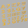 Eras-Bold-ITC-5cm.png Alphabet Cookie Cutter - Alphabet Alphabet Cookie Cutter