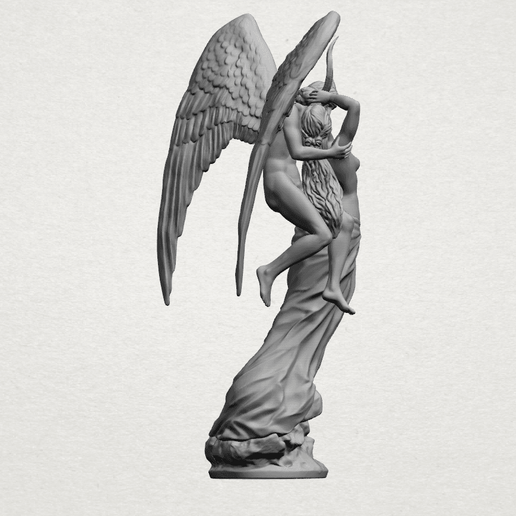 Angel and devil - A11.png Archivo STL gratuito Ángel y diablo・Objeto imprimible en 3D para descargar, GeorgesNikkei