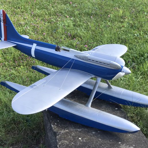 🛩️ Supermarine S6B, 1100mm Scale RC Model TEST FILES・Free 3D File for ...