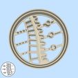 68-2.jpg Science and technology cookie cutters - #68 - human spine, orthopedics