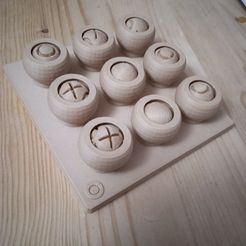 IMG_20210212_200147.jpg Archivo STL PIP V1 de una sola pieza tic-tac-toe・Plan para descargar y imprimir en 3D