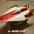 zpaint 1.png STAR WARS   A-WING RZ-1 STARFIGHTER with BASEMENT