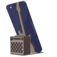 E_Guitar_PS_03.png Electric Guitar and Piano Keys Shaped Phone Stand Bundle- Instant Download - No Supports Needed