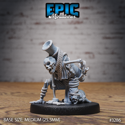 3286-Undead-Pirate-Crew-Canon-Medium-1.png Archivo 3D Undead Pirate Crew Canon ‧ DnD Miniature ‧ Tabletop Miniatures ‧ Gaming Monster ‧ 3D Model ‧ RPG ‧ DnDminis ‧ STL FILE・Modelo para descargar y imprimir en 3D