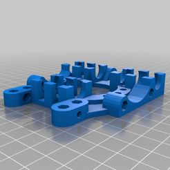 compact_x_carriage.png Бесплатный STL файл Lm8uu, compact dual fan mount x carriage for prusa・Шаблон для 3D-печати для загрузки