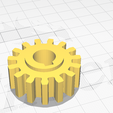 Screenshot (8).png Small gear  for axle with D=10.5 mm (modul = 2mm)
