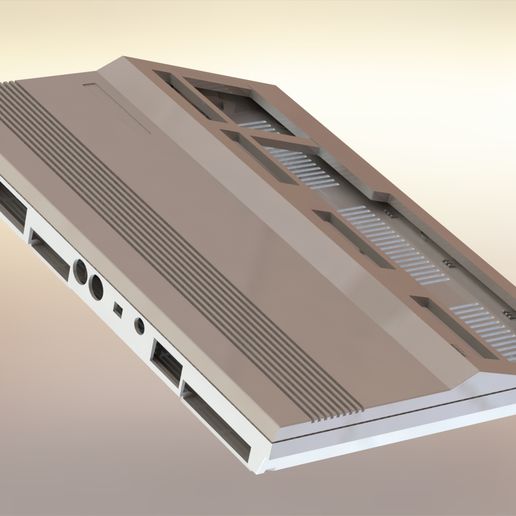 13.jpg Modèle d'impression 3d du boîtier du Commodore 128
