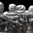 Light Infantry 3.jpg Light Infantry Squad (.STL & .OBJ)