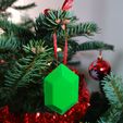 IMG_20211207_121817__01.jpg Télécharger fichier STL gratuit Zelda rupee Christmas ornament • Objet à imprimer en 3D, Bithur_Factory