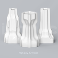 L_1_Renders_All.png Decorative vase set / printable vase / stl files / 3D models / Niedwica / vase collection / home decor / DIY