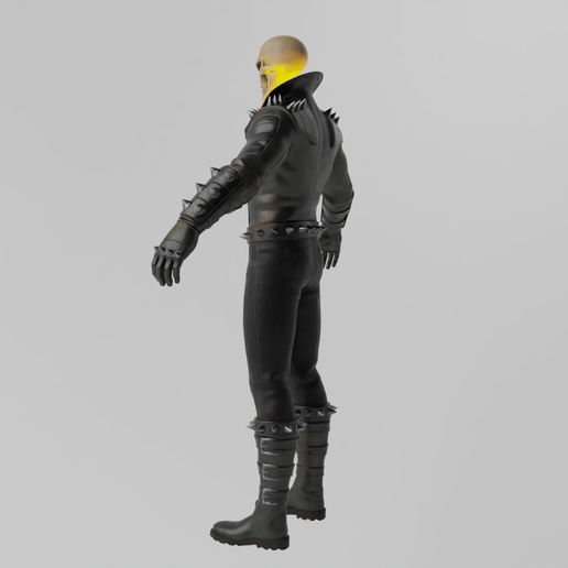 Ghost-Rider0013.png Motoqueiro Fantasma Lowpoly Rigged