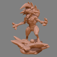 5.png Pokemon Lycanroc Midnight - Fan Art - Figure 3D print model 3D print model