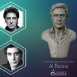 00.jpg 3D Portrait sculpture of Al Pacino 3D print model