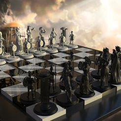 a.jpg Download OBJ file Chess Greek gods • 3D printing object, Proyect3DPro