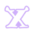 X_Ucase.stl sherk - alphabet font - cookie cutter