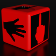 DeathpoolD6V1_2.png DeathPool D6 Dice Modelo para impressão