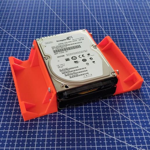 5.25"  to 2x 2.5" SSD/HDD slot adapter 3D model