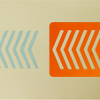 download-1.png Free STL file Chevron Stencil・3D printable design to download